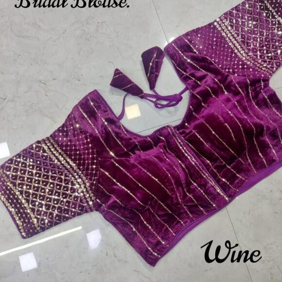 VELVET BLOUSE - Picture 8 of 16